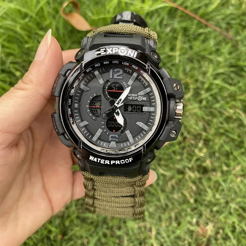 Outdoor Camping Tactical EDC Paracord Waterproof G7 Watch