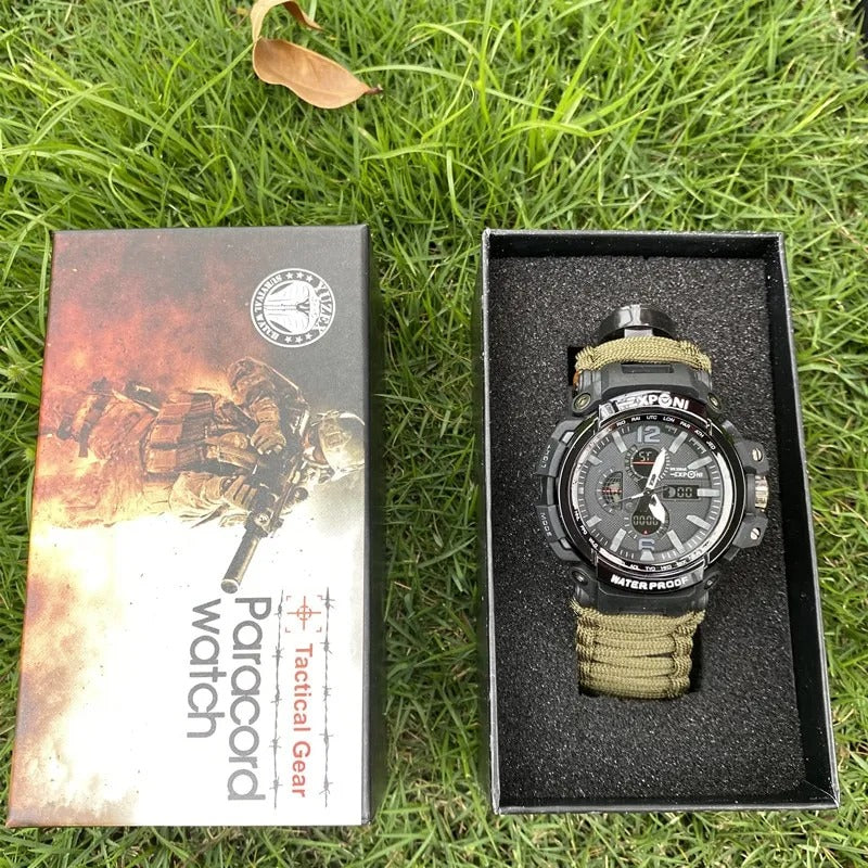 Outdoor Camping Tactical EDC Paracord Waterproof G7 Watch