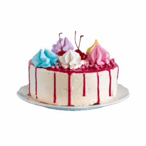 Cherry cream cake